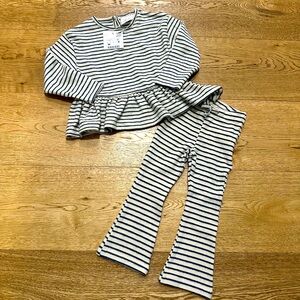 *NWT* Zara Striped Soft Set